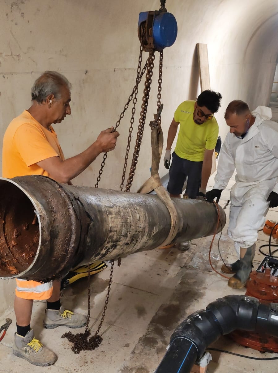 Intervento idrico vasca di accumulo Santa Croce