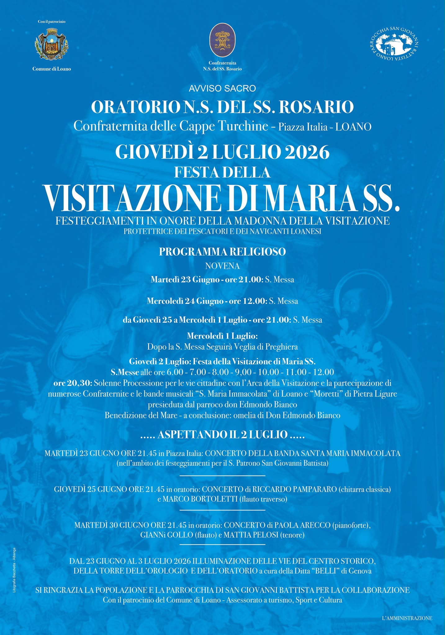 Locandina Festa Visitazione 2026