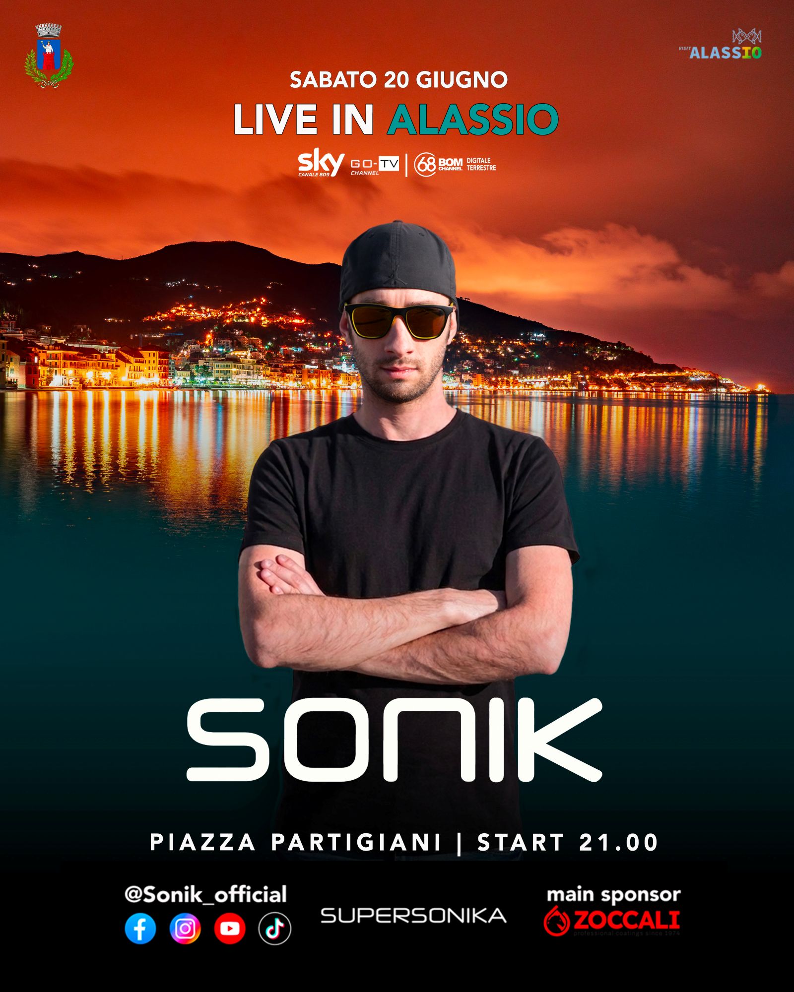 Sonik - Alassio - poster