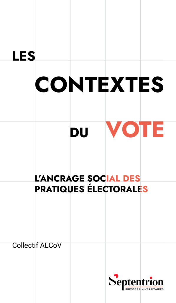 Copertina Les contextes du vote