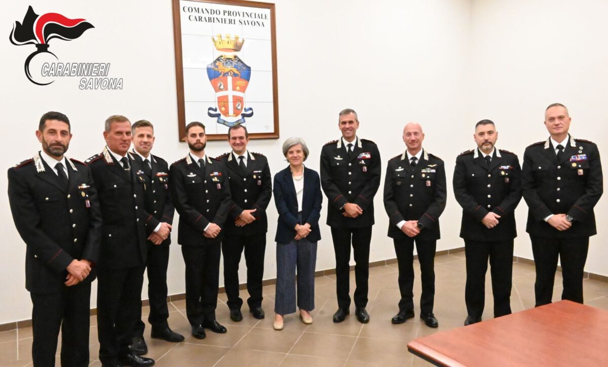  Il Prefetto di Savona Grazia La Fauci visita il Comando Provinciale dei Carabinieri