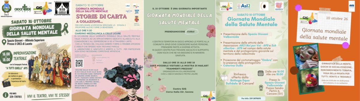 Iniziative Asl2 giornata salute mentale