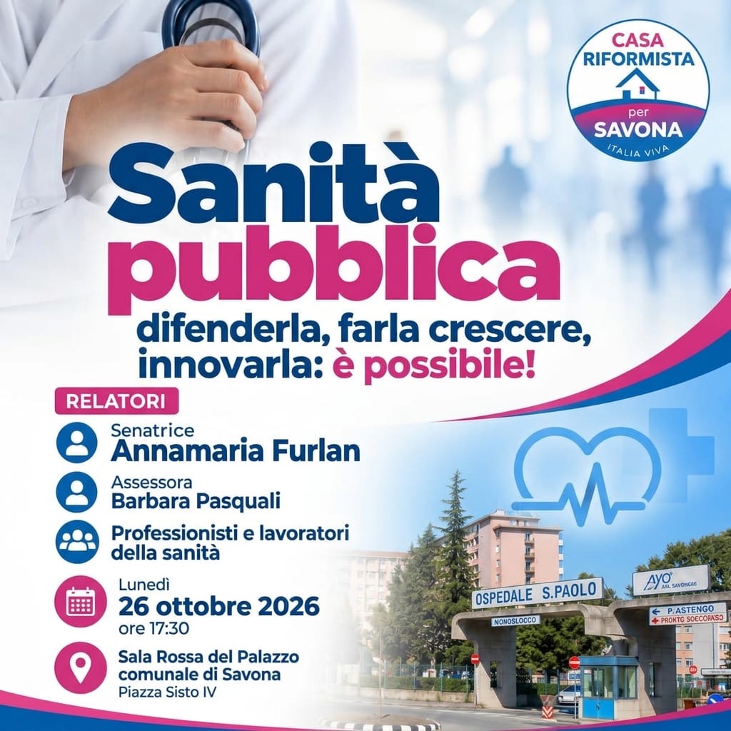 savona-italia-viva-incontro-sanita-pubblica-26-ottobre-2026